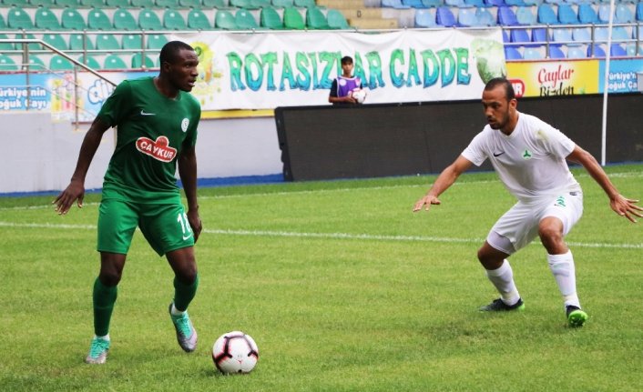 Giresunspor hazırlık maçında Rizespor'u yendi