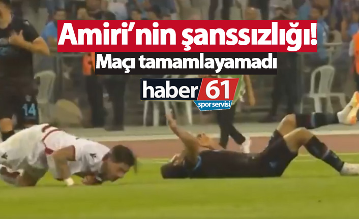 Vahid Amiri'nin şanssızlığı