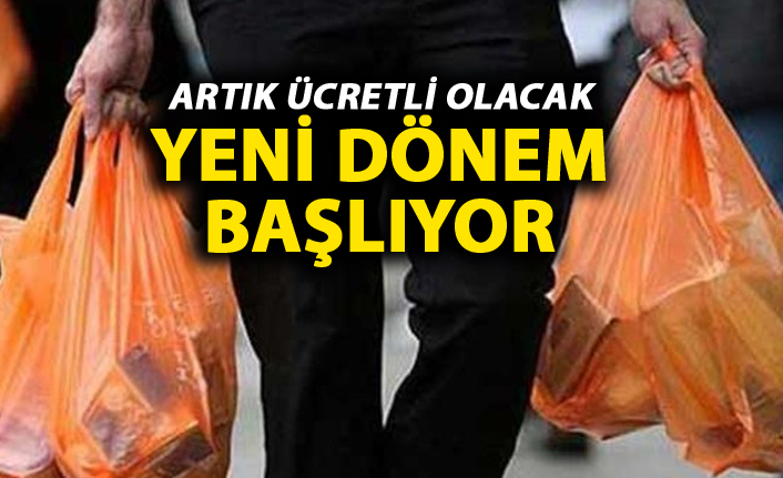 Plastik poşet düzenlemesinde tarih erkene alındı