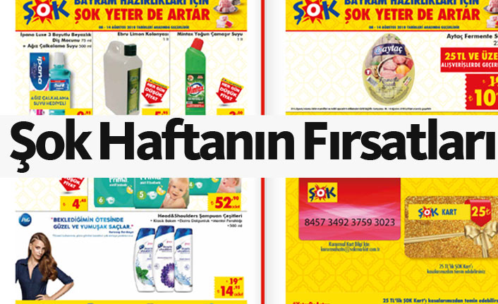 Şok Aktüel haftasonu fırsatları - Şok'da bu hafta neler var?