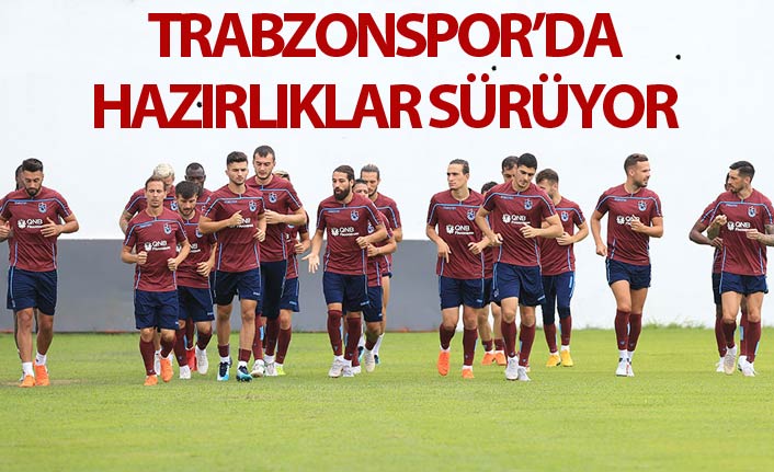 Trabzonspor'da hazırlıklarını sürdürdü