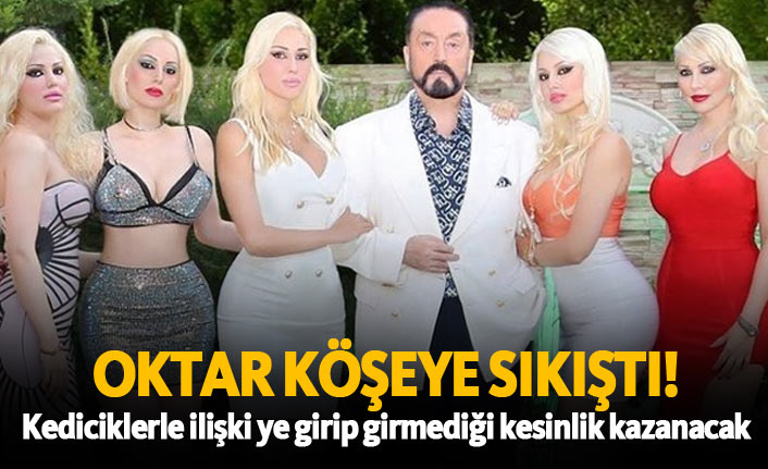 Oktar'ın "kediciklerle" birlikte olup olmadığı araştırılıyor!