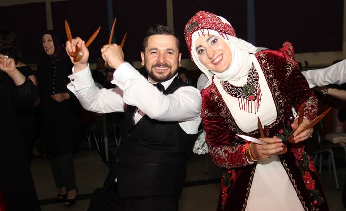 Sema ile Murat’a mutluluklar