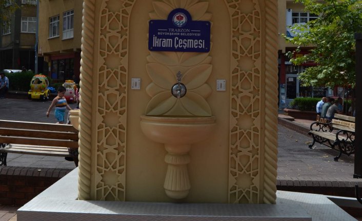 Seyyar ikram çeşmesi Trabzon'u dolaşacak