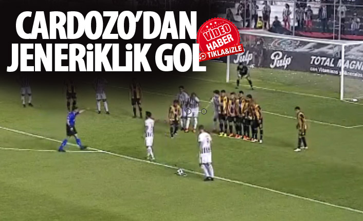 Oscar Cardozo'dan jeneriklik gol!
