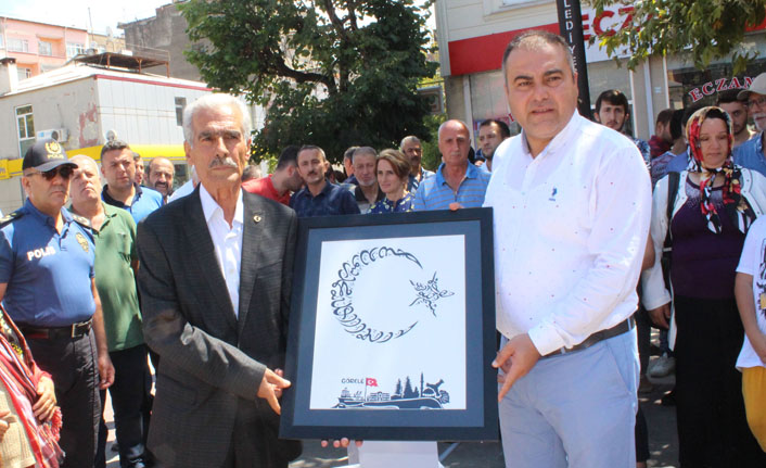 Şehit Polis Fethi Sekin’in babası Görele’de kermes açılışına katıldı