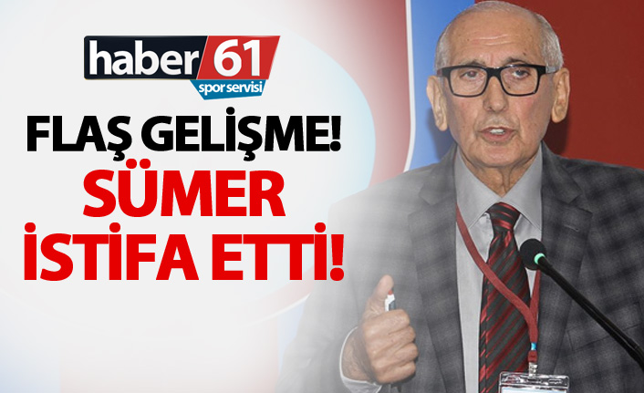 Trabzonspor'da flaş gelişme! Sümer ayrıldı