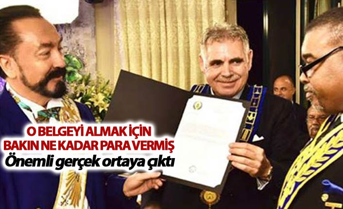 Adnan Oktar ile ilgili önemli gerçek ortaya çıktı