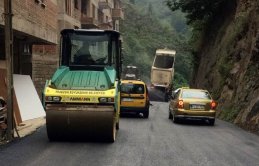 Araklı'da 3 mahalle yolu yenilendi