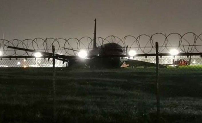Yolcu uçağı iniş sırasında kaza yaptı