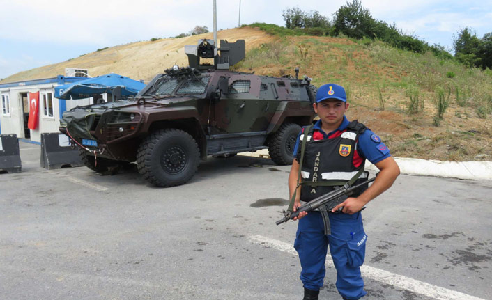 Jandarmadan drone'lu bayram denetimi