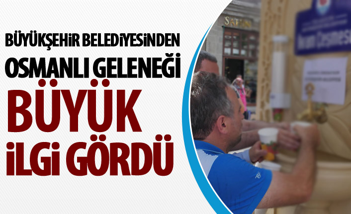 Trabzon Büyükşehir Belediyesi'nden Osmanlı Geleneği