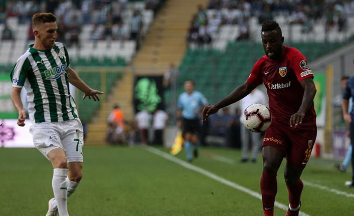 Bursaspor ile Kayserispor yenişemedi