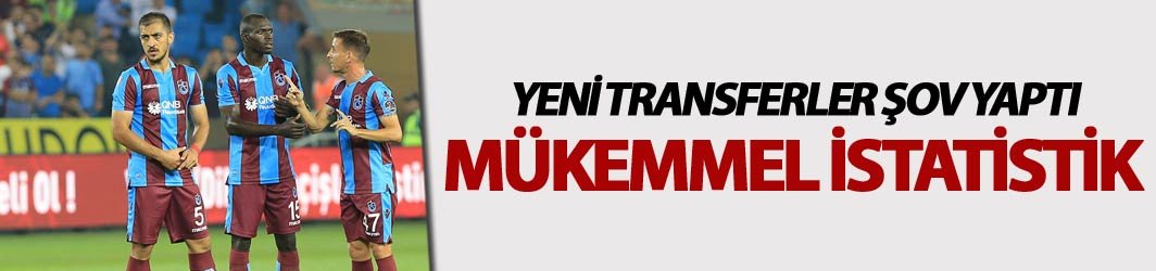 Trabzonspor'un yeni transferleri şov yaptı