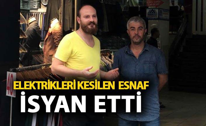 Trabzon'da elektrik kesintisi isyan ettirdi