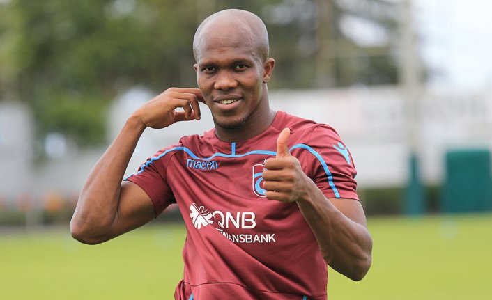 Trabzonspor'un yeni transferi idmanda