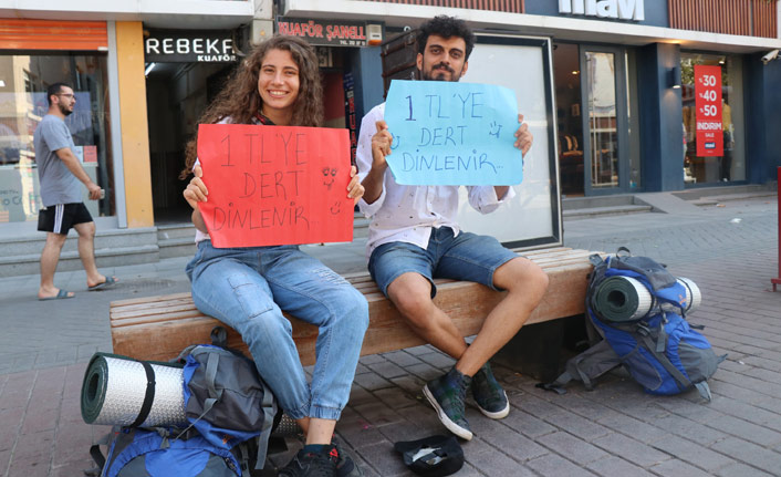 "1 TL'ye dert dinlenir"