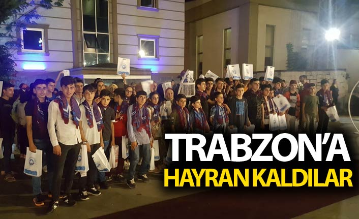 Mardinli çocuklar Trabzon'a hayran kaldılar