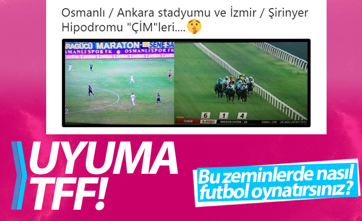 Uyuma TFF! Bu zeminde nasıl futbol oynatılıyor?
