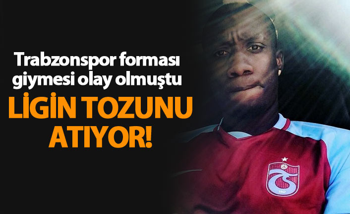 Trabzonspor formasıyla poz veren Diagne Süper Lig'in tozunu atıyor