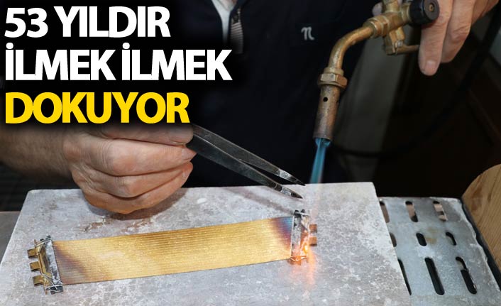 Trabzon hasırı Süleyman ustanın elinde şekilleniyor