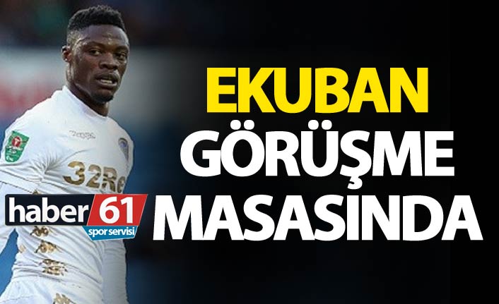 Caleb Ekuban görüşme masasında