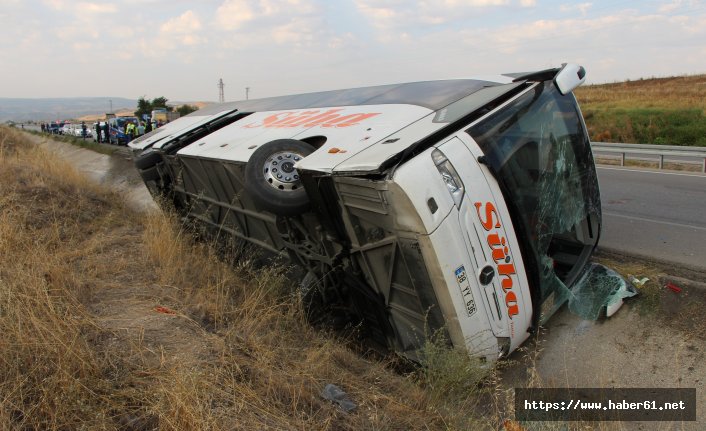 Trabzon'a gelen otobüs devrildi! Ölü ve yaralılar var!
