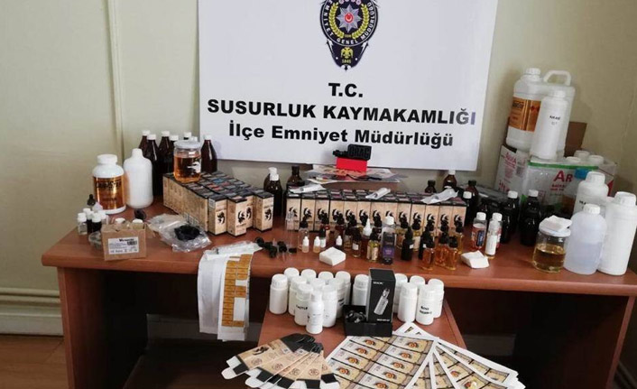 Elektronik sigara malzemeleri satan şahıs yakalandı