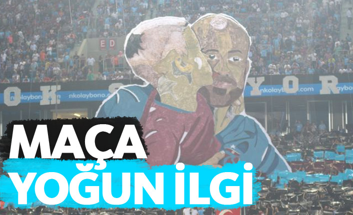 Trabzonspor–Galatasaray derbisine bilet ilgisi 40 bine yaklaştı