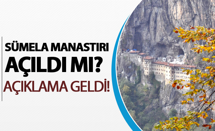 Sümela Manastırı’ndaki restorasyonda son aşamaya gelindi