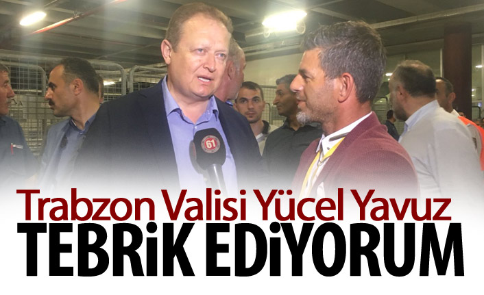 Trabzonspor Galatasaray’ı Ezdi Geçti! Vali Yavuz: "Başarılarımız Devam Edecek"