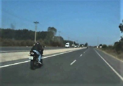 Motosikletli grubun son görüntüleri ortaya çıktı