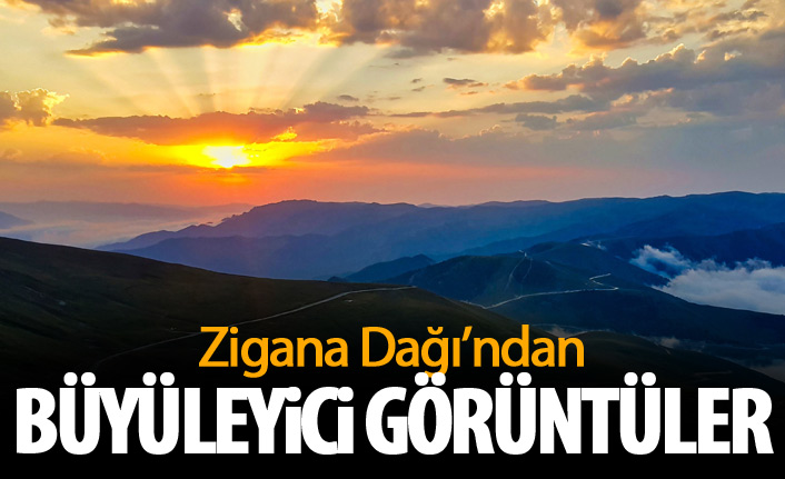 Zigana dağlarından muhteşem görüntüler