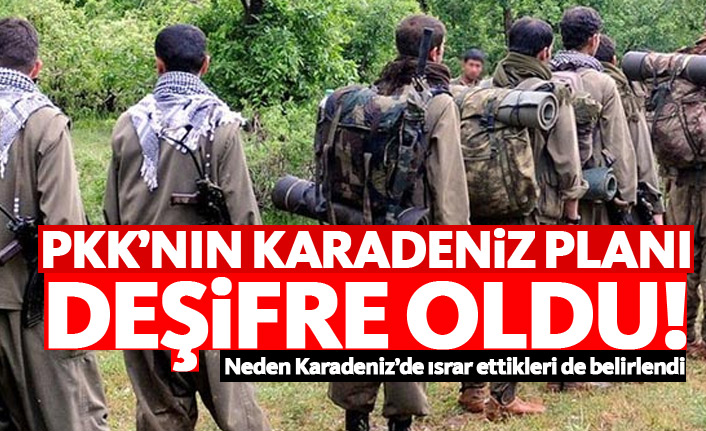 PKK'nın Karadeniz planı deşifre oldu!