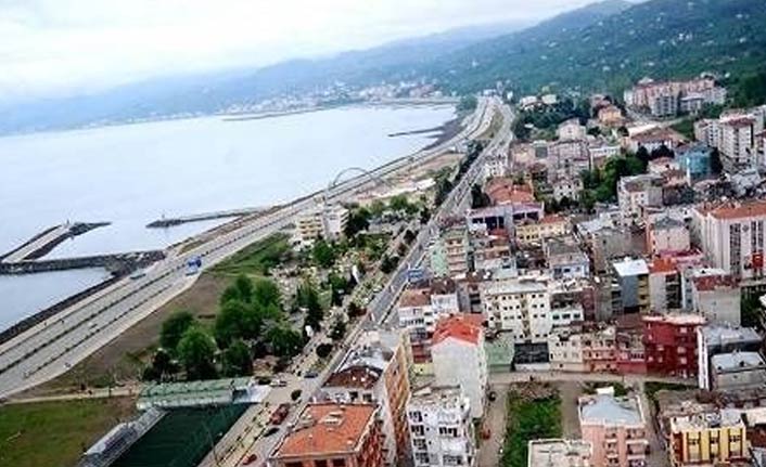 Beşikdüzü - Trabzon yolunda çalışma
