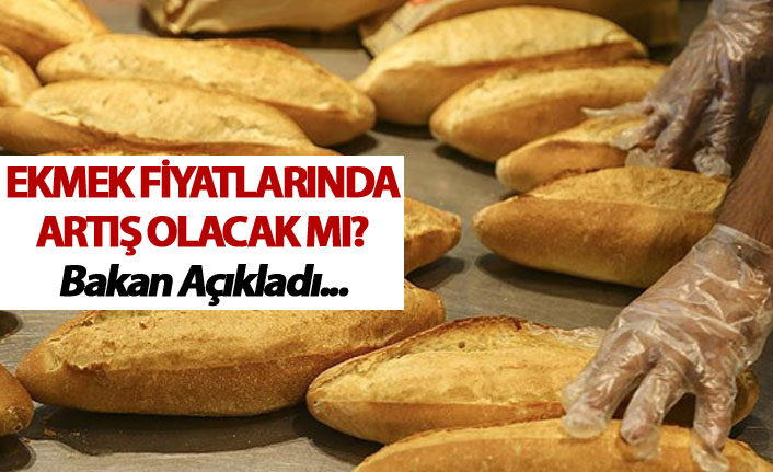 Ekmek fiyatı ile ilgili önemli açıklama