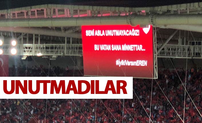 Eren Bülbül unutulmadı