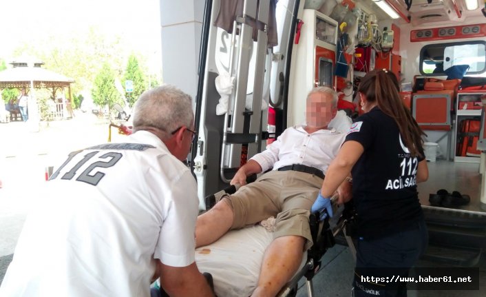 Eski patronunu tüfekle vurdu