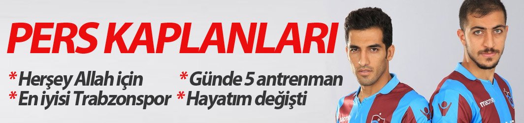 Trabzonspor'un Pers Kaplanları Hosseini ve Amiri