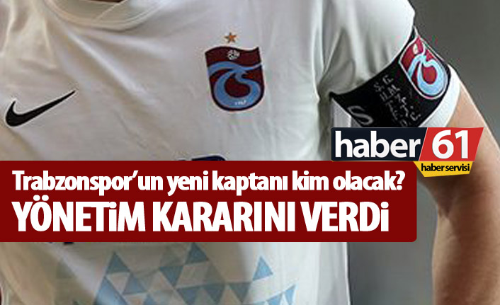 Trabzonsporspor’un ikinci kaptanı kim olacak?
