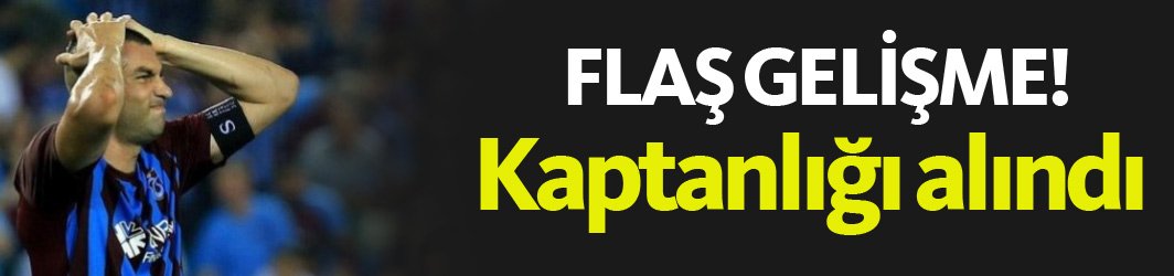 Trabzonspor'dan Flaş Burak Yılmaz açıklaması: Sorumlulukları taşıyamadı!