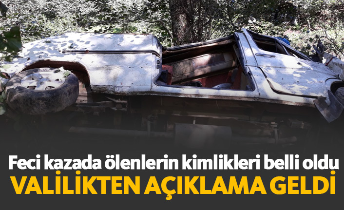 Giresun'daki kazada ölenlerin isimleri belli oldu
