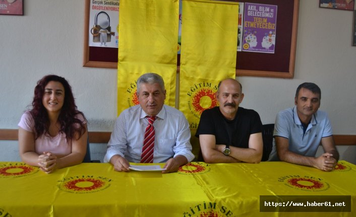 Eğitim-Sen'den yeni eğitim yılı öncesi basın toplantısı