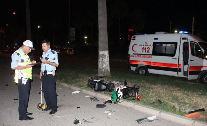 Hatay’da elektrikli bisiklet ile otomobil çarpıştı: 1 yaralı