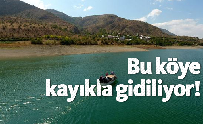 Giresun'da bu köye kayıkla gidiliyor!