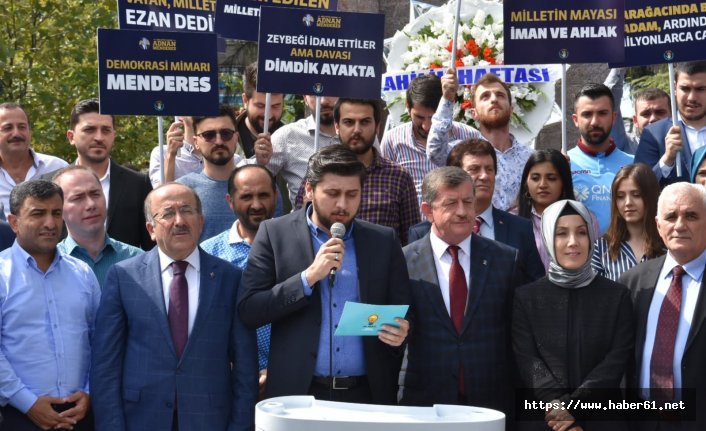 Adnan Menderes'in idamına Trabzon'dan tepki