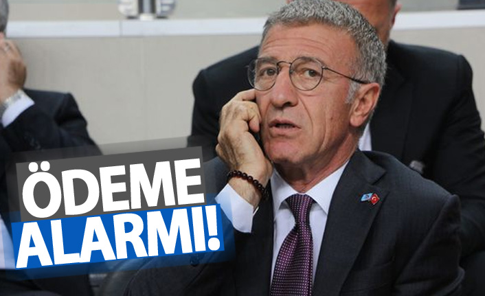 Trabzonspor'da ödeme alarmı