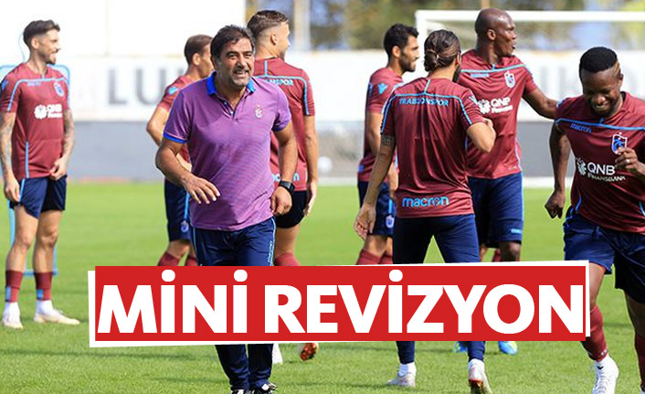 Trabzonspor'da mini revizyon
