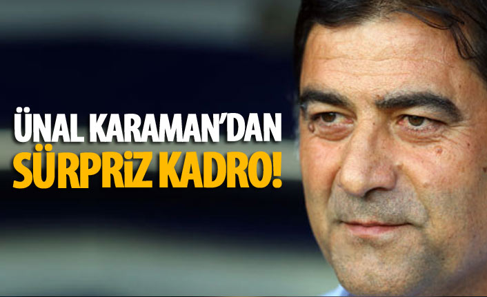 Ünal Karaman'dan Alanyaspor maçı sonrası sürpriz kadro