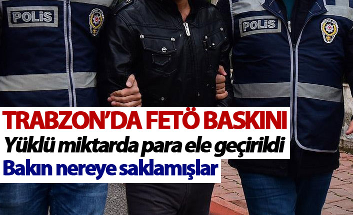 Trabzon'da gaybubet evinde para yakalandı